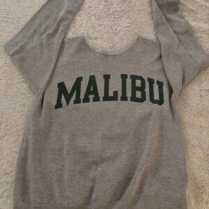 Pacsun/Brandy Melville Neck Cut Malibu Crewneck